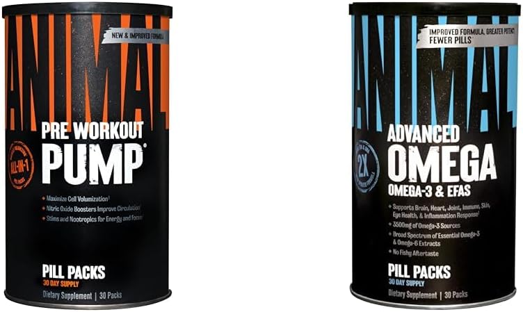 Tierpumpe Preworkout 30 Count Omega 3-6 30 Day Pack