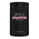 PWDRS PreWorkout Powder, All Natural Pre Workout für Energie, Pumpe, Ausdauer & Kraft, mit Koffein (Pink Lemonade)
