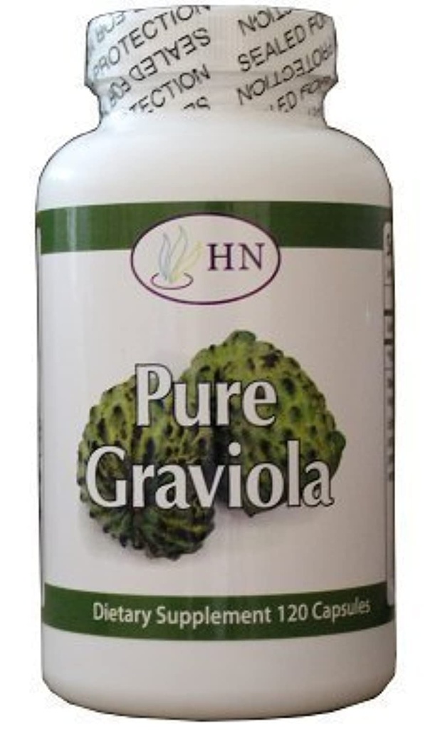 Fresh Health Nutrition's Graviola 1000 Mg Servierkapseln Flasche, 120 Zähler