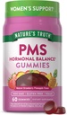 Nature's Truth PMS Hormonal Balance Unterstützung Gummis für Frauen | 60 Count | Vegan, Non-GMO & Gluten Kostenlose Ergänzung