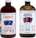 LIQUIDHEALTH Children Multivitamins Complete Multi for Kids and Calcium with Magnesium Joint Support Supplement Bundle