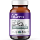 New Chapter Men's Multivitamin 40 Plus für Energie, Herz, Prostata + Immununterstützung mit fermentierten Nährstoffen - Jeder Mann ist eine tägliche 40+, mit Bio-Gemüse & Kräuter, Non-GMO - 72 ct