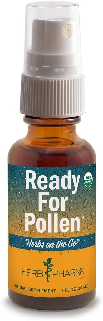 Herb Pharm Herbs on The Go Portable Spray: Certified Organic Ready for Pollen, 1 Ounce