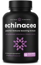 NutraChamps Echinacea Kapseln 1000mg - 8-in-1 Immununterstützungsergänzung - Echinacea Goldenseal, Vitamin C, Zink, Ginger, Elderberry - 60 Kapseln
