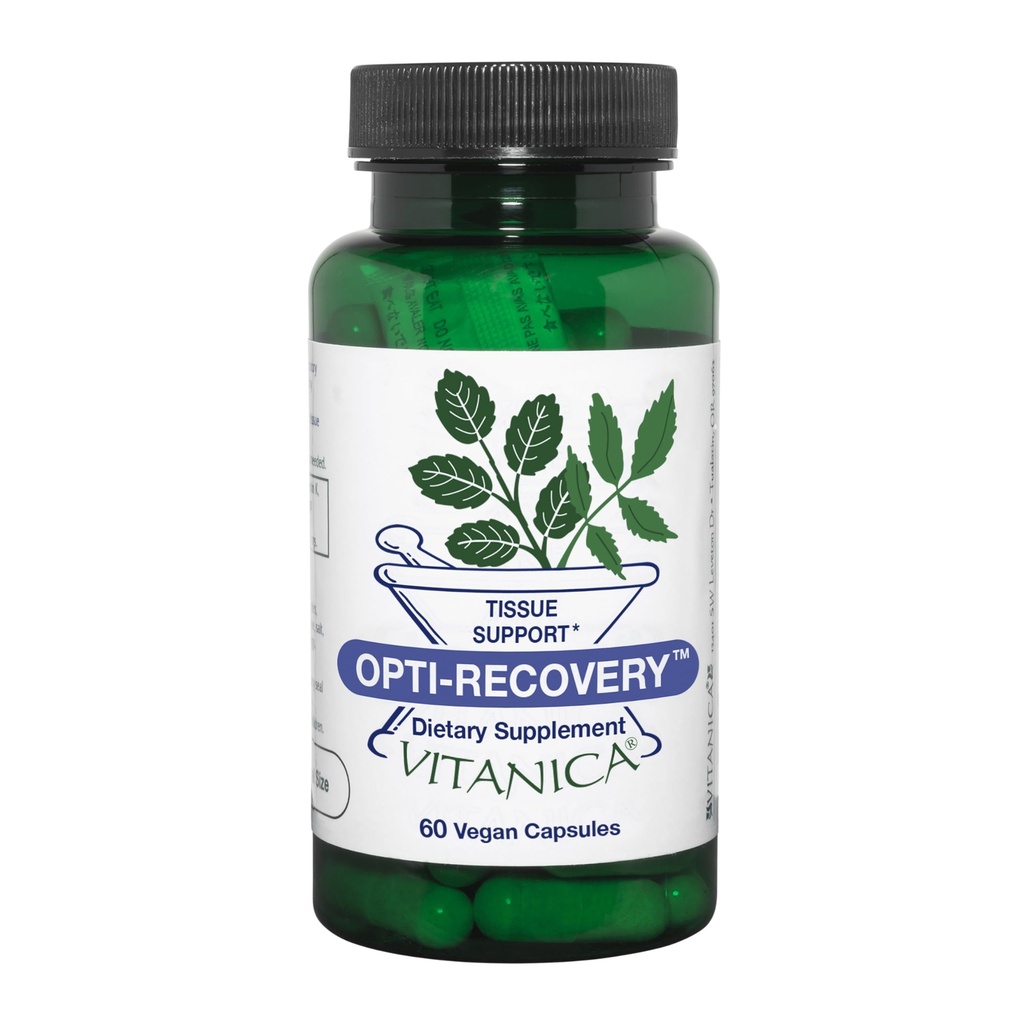 Vitanica Opti-Recovery, Pre & Post Surgery Support, Wound Care, BBL, Tummy Tuck, C Section & Postpartum Vitamin Essentials Heilung Unterstützung, Nar, Schulter, Hysterektomie, Brust & Lipo, Vegan, 60 Caps