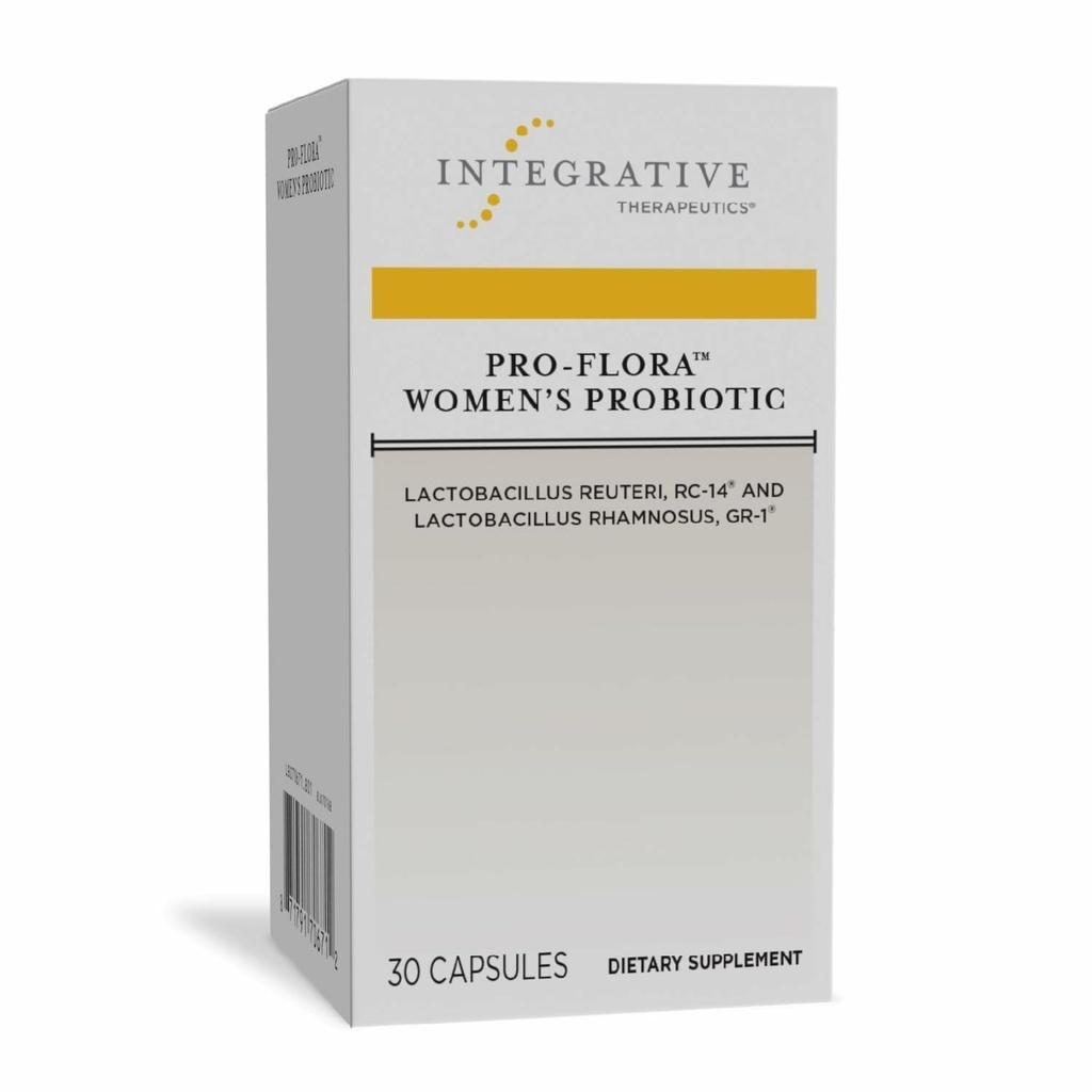 Integrative Therapie Pro-Flora Frauen Probiotic - Vaginal Health Probiotic - Unterstützt Urogenitale Gesundheit in Frauen* - Glutenfrei - 30 Kapseln (30 Kapseln)