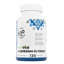 PlantVital Magnesium Glycinate 200mg 120 Kapseln - Hohe Absorption, Non-GMO, Vegan, Gluten-Free - Unterstützt normale Schlaf, Muskel- & Nerve-Funktion, normale Herz- & Knochen-Gesundheit, Hilfe Gefühl beruhigen & Relax