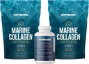 CORREXIKO 2X Marine Collagen Pulver (15oz) & 1x Marine Kapseln Bundle