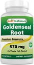 Best Naturals Goldenseal Wurzel 570 mg (Non-GMO) 100 Kapseln