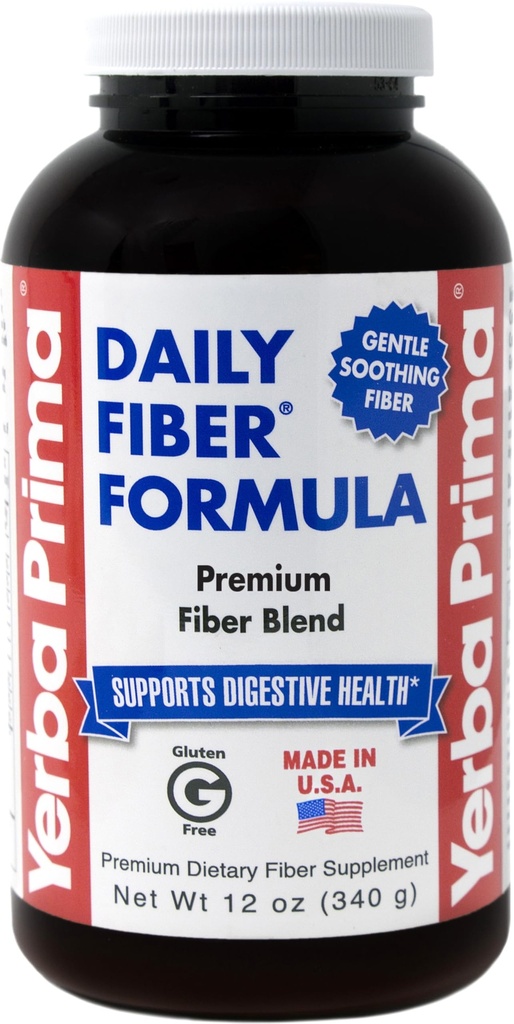 Yerba Prima Psyllium Husk, 12 Unze (Pack von 2) - Colon Cleanser Fiber Supplement - Natürliche Unterstützung für Gut Gesundheit - Non GMO, Glutenfrei, Vegan