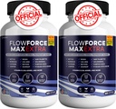 Flow Force Max Extra Prostata-Ergänzungen für Männer Kapseln, Gesundheits-Ergänzungen - Maximale Stärke, All Natural to Support Normal & Healthy Function (120 Kapseln) (2 Packung)