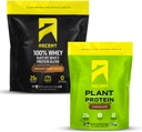 Ascent Whey + Pflanzenprotein Pulver - Schokolade Erdnussbutter 4 lb & Schokolade 18 Servierungen
