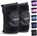 APEXUP Ice Pack für Knie-Pain-Relief, große wiederverwendbare Wrap nach Chirurgie, Flexible Gel Cold Pack für Verletzungen, Schmerzen Relief für Rücken, Schulter, Ellbogen, Knöchel und Bein (schwarz, XXL, 2PK)