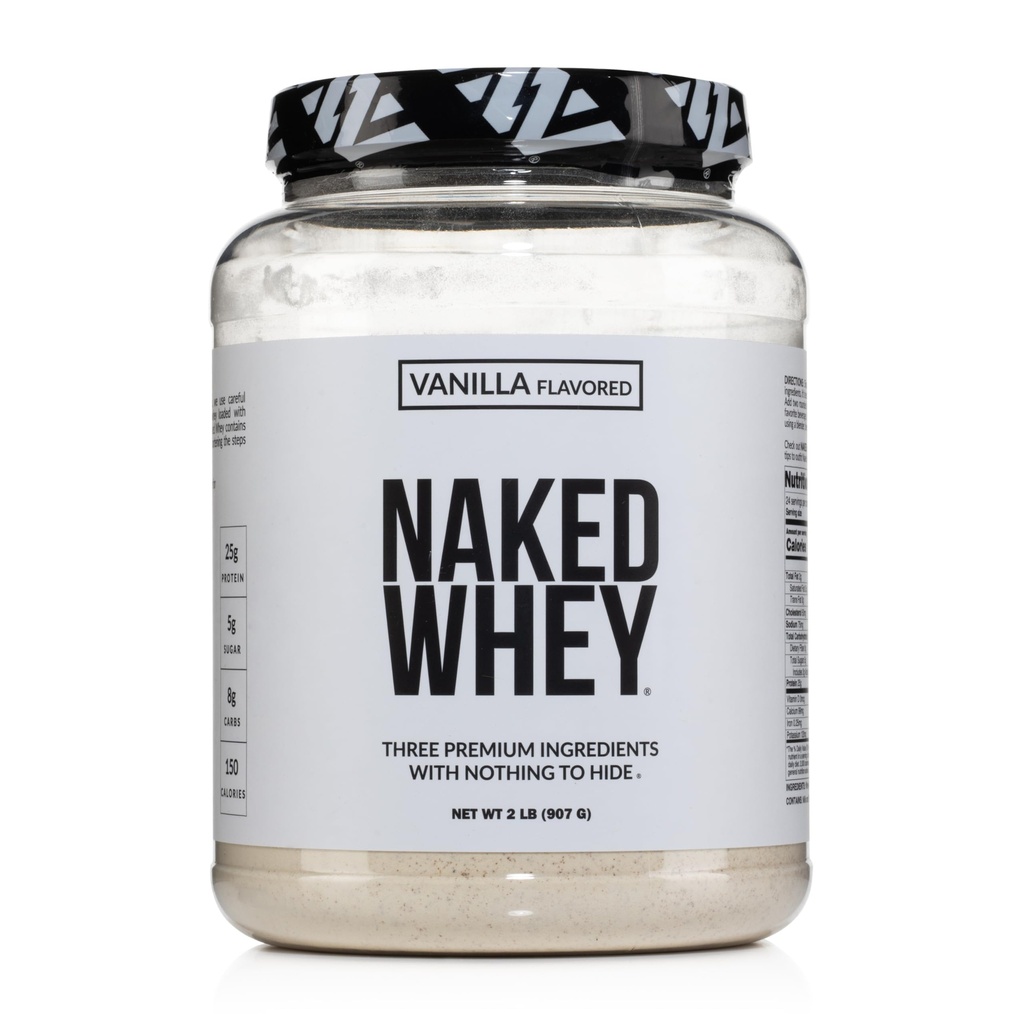 NAMEN Whey Vanilla Protein Powder - Nur 3 Zutaten - Gras Fed Whey Protein Powder, Vanille Flavor, und Bio-Kokoszucker, NSF zertifiziert, keine GMO, keine Soja und Glutenfrei - 24 Servierungen