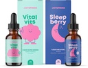 JoySpring Multivitamin & SleepBerry Bundle | Kids Vitamine & Minerals Natürlich Sourced, Non-GMO, Non-Alcoholic Liquid Formula, Immunität Health Support | Vegan & Vegetarische Ergänzungen