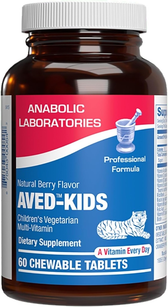 25-in-1 Kids Chewable Multivitamin - Klinisch geformte Kinder Multivitamin mit Eisen Magnesium Vitamine A B Complex C D E Antioxidant Rich Fruit Extracts & More - Made in USA - 1 Monat Versorgung