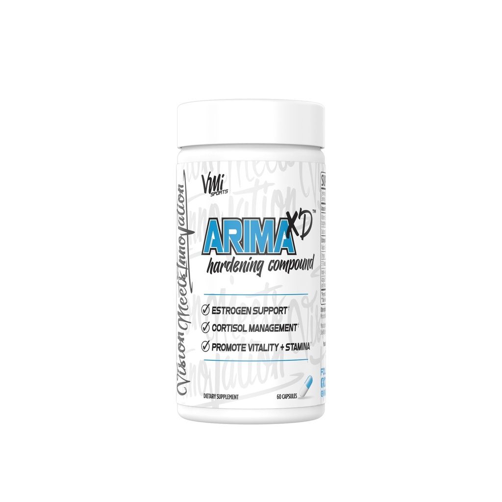 VMI Sports Arima-XD 60 Count, Natürliche Hormon Balance, Anti- Aromatase Cortisol Blocker für Männer und Frauen, Ergänzung zur Unterstützung Balanced Testosteron & Estrogen Hormon Levels On oder Off Cycle (60 ct)