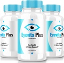 (3 Pack) Eyevita Plus - Comprehensive Support for Your Eyesight, Eyevita Plus Advanced Eye Nutrition, Eye Vitamins, All Natural Eye Health Formula, Eye Vita Plus Multivitamin Reviews (180 Capsules)
