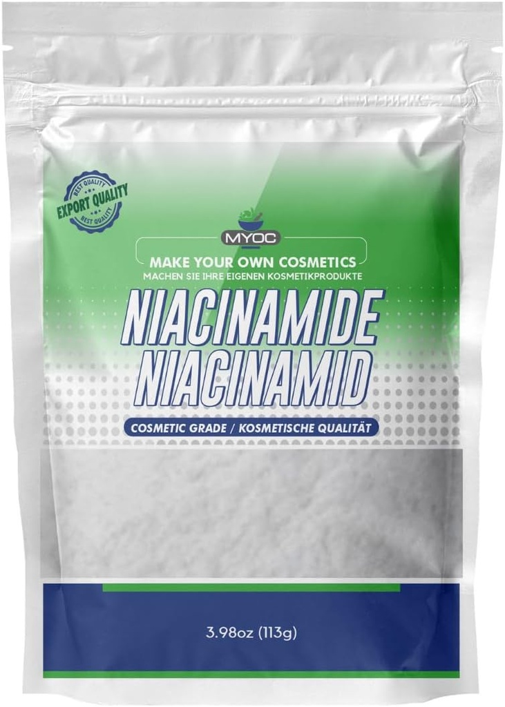 Niacinamid Pulver | Cosmetic Grade | DIY Hautpflege & Beauty Formulierungen - 113 g / 3.9 Oz