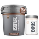 Isopurprotein Pulver Low Carb mit Kreatinpulver 500g Unflavored, Keto Friendly Protein Powder, 100% Whey Protein Isolate, Protein Flavor: Dutch Chocolate, 7.5 Pfund