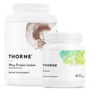 THORNE - Performance Whey Protein Isolate & Creatine Combo - Boost Muskelunterstützung und Energie - NSF zertifiziert für Sport - 30 bis 90 Servierungen