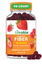 Lifeable Prebiotic Fiber Gummies für Erwachsene | 5g | Great Tasting Fiber Supplement Gummies | Prebiotic Gummies for Digestive Health | High Fiber Gummies for Women, Men | 90 Gummies