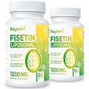 Fisetin 1200mg Liposomal Fisetin Ergänzungen 98% Pure Fisetin Polyphenole Antioxidantien Immunität Gesundheit Aging kognitive Unterstützung Non-GMO 120 Kapseln