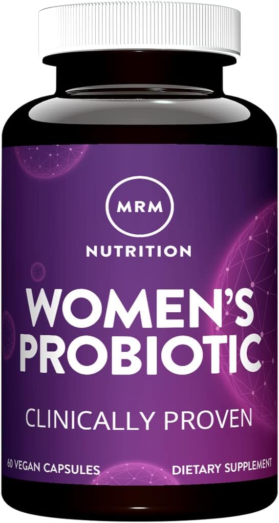 MRM Nutrition Women’s Probiotics | Intestinal + Immune Health | Prebiotics + postbiotics | Clinical Proven| 25 Billion Cells | Good Bacteria for Gut Health| Shelf Stable | 30 Servings