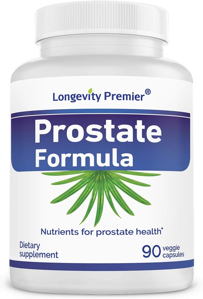 Langlebigkeit Prostata-Formel mit Standardisiertes Sägepalme-Extrakt, Extra-Srength für Prostata Gesundheit und Haarausfall Prävention
