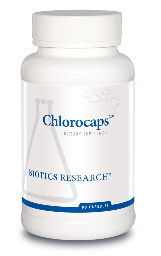 Biotics Research Chlorocaps Chlorophyllins, Vitamine, SOD & Katalase, gute Quelle von Magnesium 90 Caps