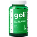 Goli SuperGreen Vitamin Gummy - 60 Graf - essentielle Vitamine und Mineralstoffe - Pflanzenbasiert, Vegan, Glutenfrei und Gelatinefrei - Gesundheit von innen, Packung von 1