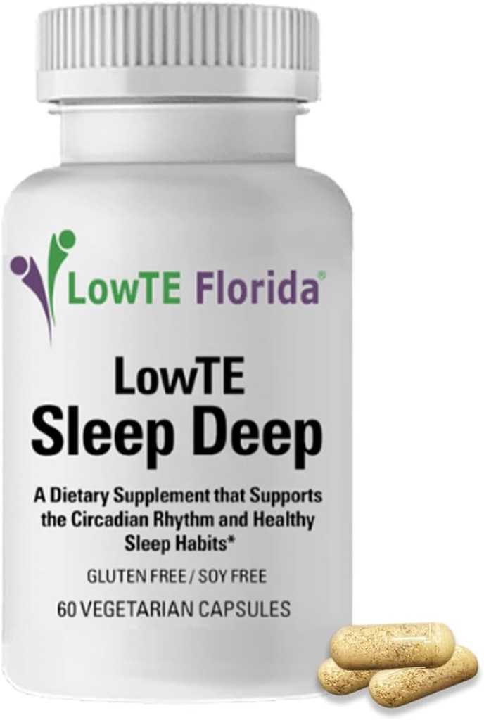Sleep Deep - 60 Capsules I Sleep Supplement with Melatonin 5mg, Ashwagandha, GABA, Lemon Balm Extract & l Theanine, Sleep Aid for Healthy Circadian Rhythms