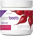 HumanN SuperBeets Immunpulver - Korn Seed Extrakt und Wellmune® Beta Glucans - Cranberry Cherry Flavor, 5.5-Ounce