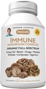 ANDREW LESSMAN Immun Pilz Complex 360 Kapseln – Organic Full Spectrum Blend of Seven Mushrooms – Unterstützt gesunde Immunfunktion – Keine Zusatzstoffe. Pilzkomplex Ergänzung