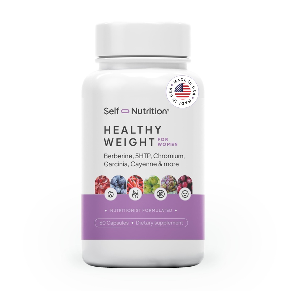 Healthy Weight Loss Supplement für Frauen, Vegan, Appetit und Craving Control, Fat Burner, Metaboilism Booster, Weight Loss Supplement, Stoffwechsel und Mood Booster - 60 Einheiten