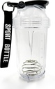 Blender Shaker Bottle, 500ml/16oz, Geschirrspüler Safe, Shatterproof, Portable Pre Workout Whey Protein Drink Cup, Mixes Cocktails Shakes, Geschenke für Männer Frauen, weiße Elefanten Geschenke für Erwachsene