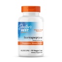 Doctor's BEST Serrapeptase, 40.000 SPU, unterstützt Sinus Health, Non-GMO, Vegan 90 Veggie Caps
