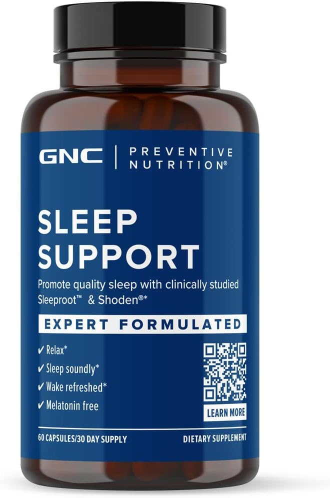 GNC Preventive Nutrition Sleep Support - 60 Kapseln, 30 Portionen