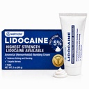 WELMATE - 5% Lidocaine Numbing Cream, 2oz (60g) - Maximale Stärke Lidocaine Cream - Hämorrhoid Relief - Externer Gebrauch Anästhesie, Vitamin E - Kinderbeständig - topische Hautpflege