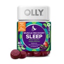 OLLY Muscle Recovery Sleep Gummy Supplement, Tart Cherry - 40 Count