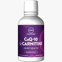 MRM Nutrition CoQ-10 L-Carnitin Flüssigkeit | Orange-Vanilla Flavored | Energie + Antioxidantien | Natürlich abgeleitet CoQ-10| 32 Servierungen