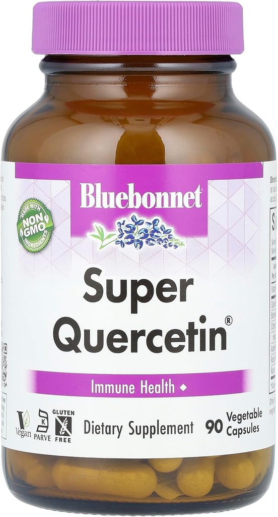 BlueBonnet Super Quercetin Vitamin C Supplement, 90 Capsules