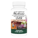 Host Defense MycoBotanicals Liver* Kapseln - Lebergesundheitsergänzung mit Milch Thistle & Turmeric Root - Pilzergänzung mit Turkey Tail, Reishi & Chaga - 60 Kapseln (30 Portionen)*