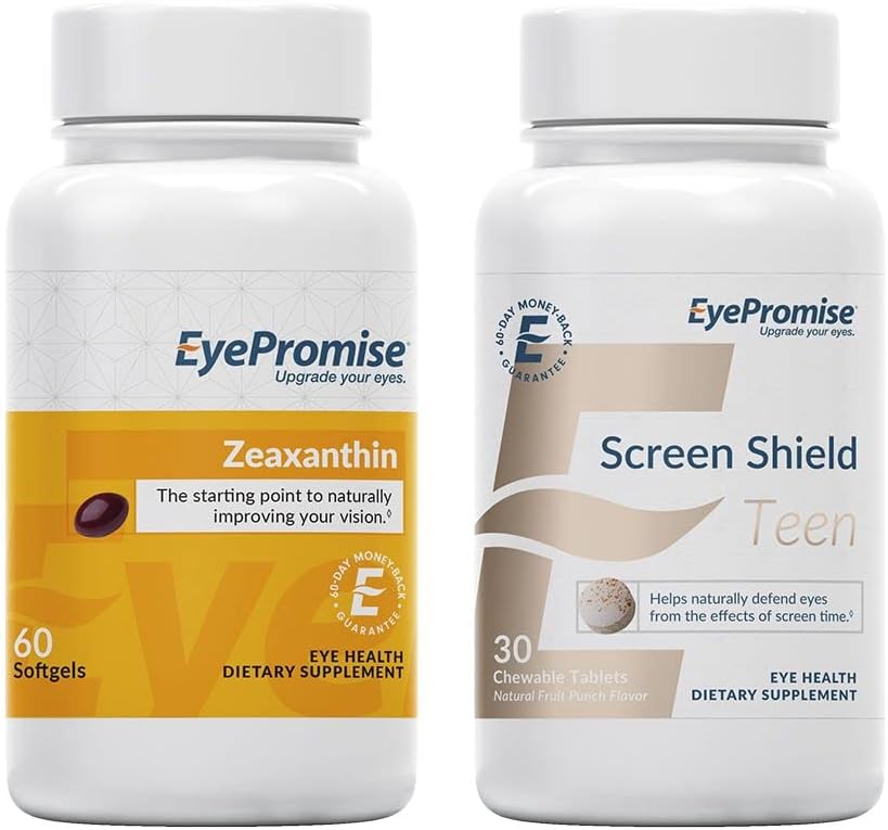 Augenversprechen Zeaxanthin Augen Vitamin und Screen Shield Teen Kaubares Auge Vitamin