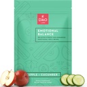 D'AO Labs Emotional Balance - Emotional Balance Pulver - Calm & Stress Relief - Effervescent Pulver mit Apfel-Kammer Flavor - Xiao Yao San Traditionelle chinesische Kräuter - 30 Individuelle Servierungen
