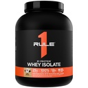 Rule 1 Proteins R1 Protein Whey Isolate - with 25g Protein & 6g BCAA Exclusively from Isolated & Hydrolyzed Sources for Workout Recovery (5 Pounds, Café Mocha)