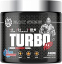 Black Series Turbo HP Pre Workout | Geschmackte, erweiterte Formel | Boost Energy and Performance | 45 Servierungen, 450 Gramm (Regular, Blue Raspberry)