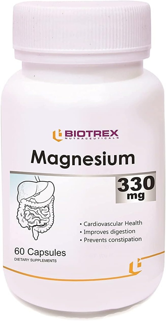 Panihari Biotrex Nutraceuticals Magnesium 330Mg Kapseln - 60 Zähler