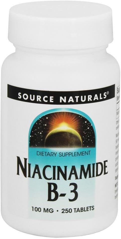 Quelle Naturals Niacinamide B-3 100mg Stoffwechselunterstützung - 250 Tabletten