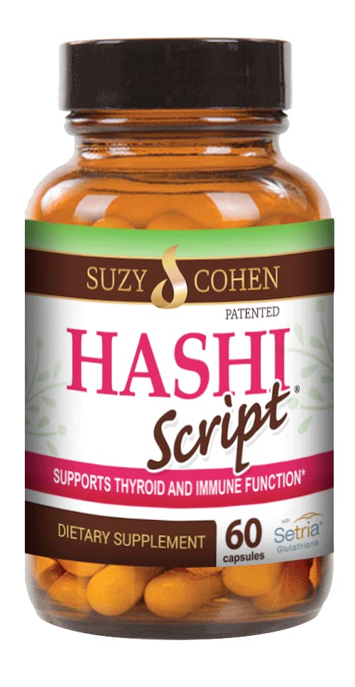 Script Essentials HashiScript Schilddrüse und Immununterstützung Formel mit Katalase und Glutathione - von Suzy Cohen